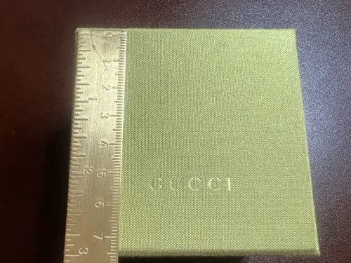 Gucci Boîte Bijou Trousse Coffret Vert Webbing Avec Instructions 