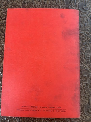 Autobianchi Bianchina Panoramica Booklet Car Use Maintenance Original