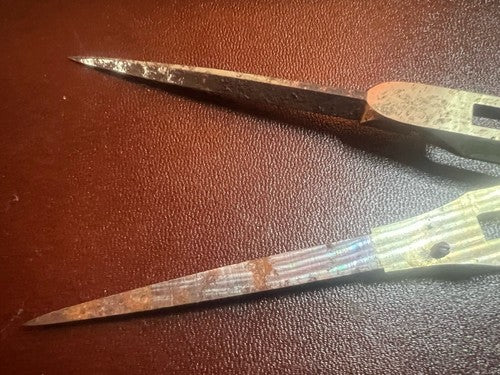 🔴 PRAZISION compasso disegno carteggio marino in metallo con custodia VINTAGE