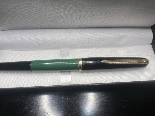 🔴 PELIKAN Mk10 penna stilografica pennino ORO pistone scrive cappuccio lesione