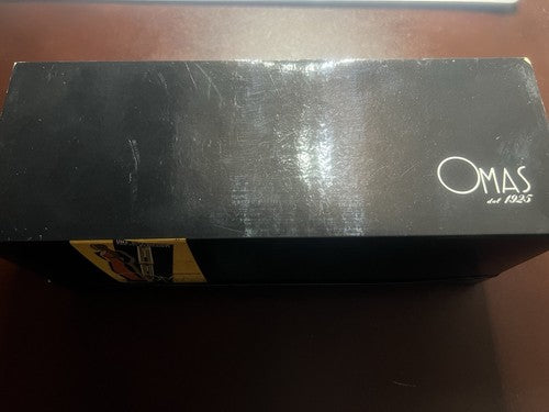 🔴 OMAS EXTRA Füllfederhalter mit griechischem Kragen, Goldfeder, M-Tinte, NEU 