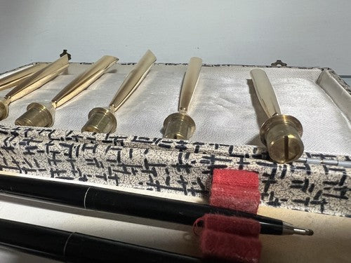 🔴 SHEAFFER penne sfera stilofori neri lotto 6+6 pezzi completi scrivono vintage