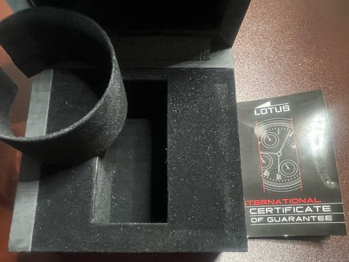 LOTUS Box Watch Case Certified Warranty International