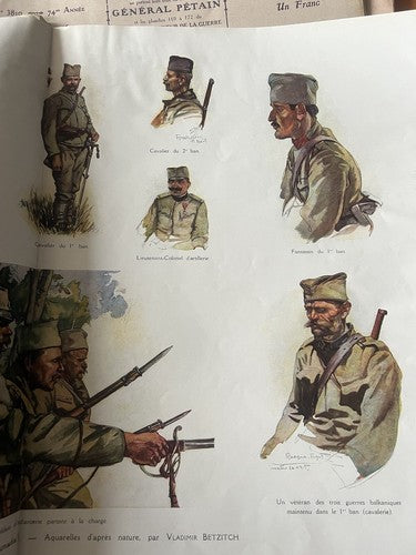 🔴 GIORNALI L'ILLUSTRATION JOURNAL UNIVERSELLE HEBDOMADAIRE weekly Paris 1916