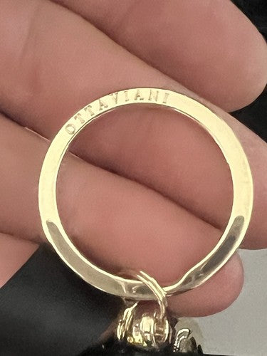 Ottaviani Porte-Clé Miss Hibou en Acier Avec Vernis Et Strass Box