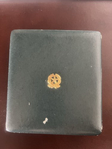 🔴 CAVALIERE scatola medaglia onorificenza custodia astuccio cofanetto N.2