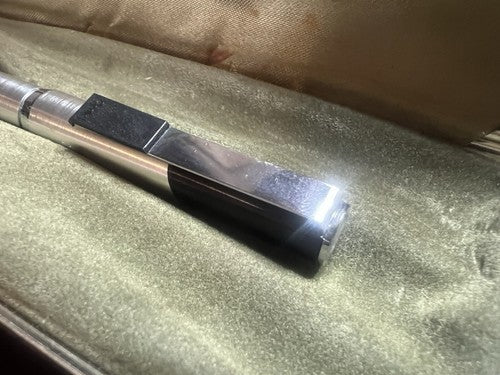 🔴 PENTEL Excalibur Chrom-Rollerball-Stift mit Federmäppchen 