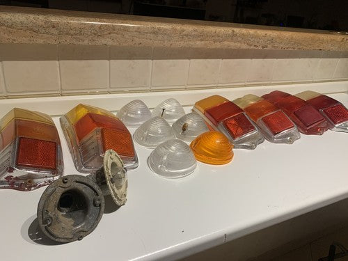 FIAT 500 F No.12 PZ Front And Rear Lights Vintage