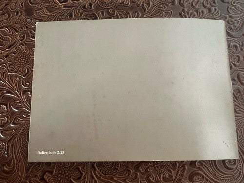 AUDI 80 Livret Voiture Utilisation Entretien Italien Original Vintage