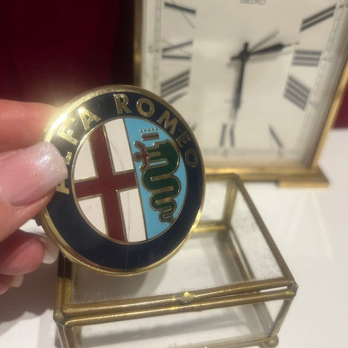 Original Alfa Romeo Alfetta Wappen-Emblem-Logo-Plakette 