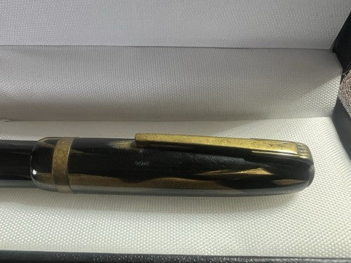 🔴 ASTURA penna stilografica 82 celluloide pulsante di fondo vintage SCRIVE
