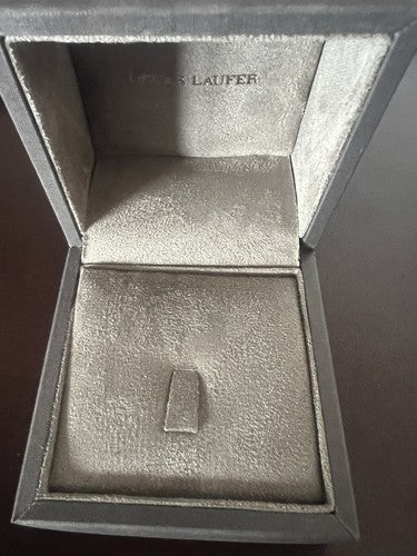 OSCAR LAUFER Boîte Anneau Trousse Housse Bijou Webbing L 8