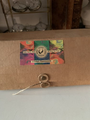 🔴 CAMPO MARZIO Holzfüller mit fluoreszierender roter Tinte 