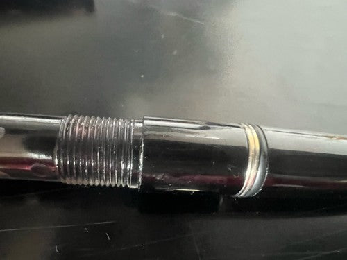 🔴 CONDOR penna stilografica DELUXE a pistone ricarica scrive vintage 50