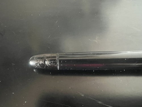 Mercure Stylo-Plume Stylo à Plume Piston Bouton Hublot Transparent Écrit Rétro