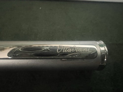 Ottaviani Stylo-Plume Sphère Roller Laque Chrome Trousse Et Garantie NOS