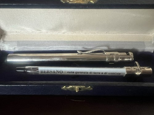 🔴 BERSANO termometro VINO sommelier penna temperatura gancio ciondolo vintage