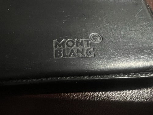 🔴 MONTBLANC portafoglio uomo porta carte credito banconote documento astuccio