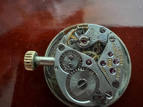 Longines Mouvement Montre Calibre 410 De Examen Mouvement + Couronne