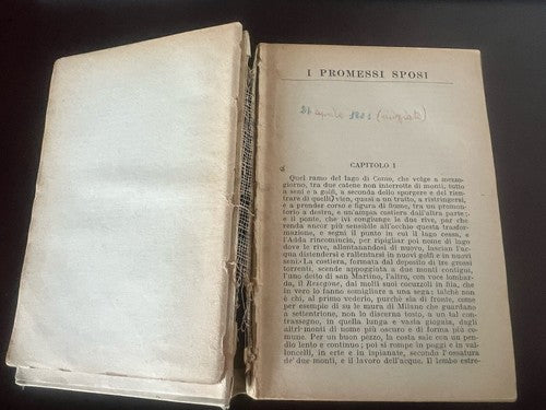Book Manzoni I Promessi Sposi Collection Salani Cover Hard Invite