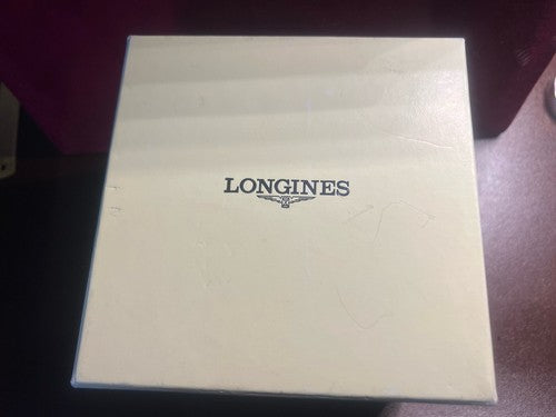 🔴 LONGINES box scatola orologio cofanetto astuccio custodia ISTRUZIONI completo