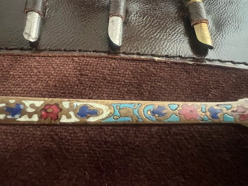 Stylo-Plume Stylo à Plume Mosaïque Coloré Vernis Plumes Encre Vintage