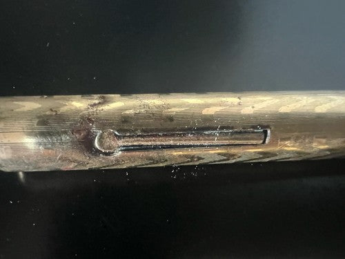 Stylo-Plume Stylo à Plume Laiton Ciselé Mécanisme à Levier Écrit Vintage 1920