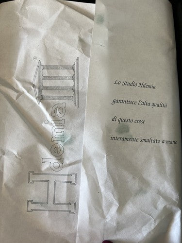 🔴 Crest militare ESERCITO ITALIANO autogruppo manovra Flaminia HADEMIA smalti