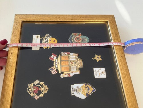 Lions Club USA Saint Francisco Philadelphia de la Broche Vernis Vintage