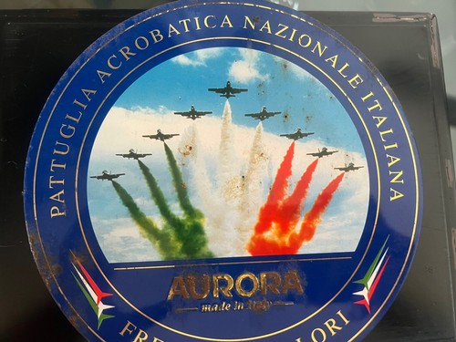 🔴 AURORA penna stilografica Ipsilon FRECCE TRICOLORI spilla cartucce scatola