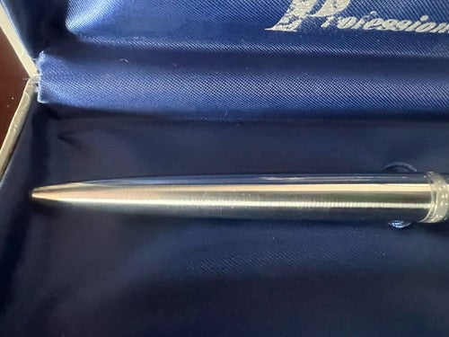 Aurora Stylo-Plume Sphère Automatique Chrome Écrit Avec Trousse Nouvelle Rétro 