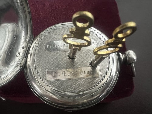PG DENIER Montre Poche Homme Remontage Manuel 8 sur Hydraulique A Keys Marche
