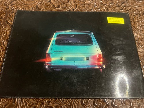 Renault 6 Livret Voiture Utilisation et Entretien Langue Italien Original Cru