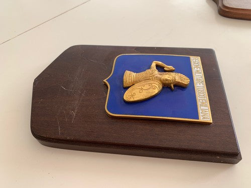 🔴 CREST MILITARE scudo legno Regione Militare Tosco Emiliana