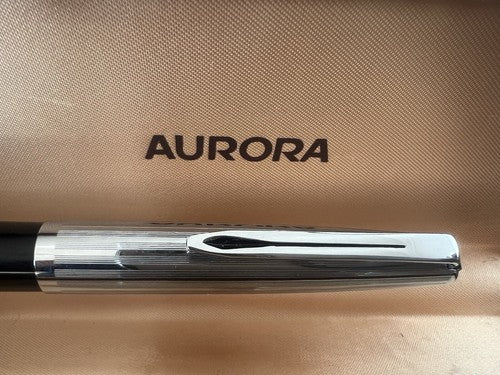 🔴 AURORA penna stilografica 98 pennino ORO F scrive pari al nuovo