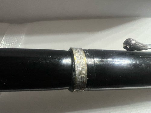 🔴 ALSTER Füllfederhalter aus Zelluloid mit Kolbenkorken und 6D-Feder, Vintage 