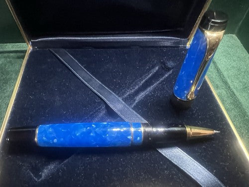 AURORA Optima Blue Ballpoint Pen MARE Auroloide Limited Edition Numbered