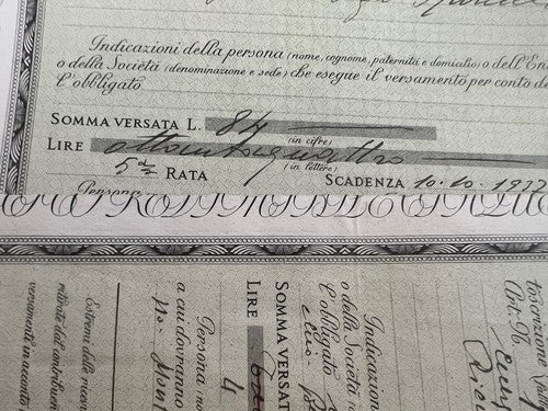 🔴 KINGDOM OF ITALY 5% redeemable loan 24 pieces 1937-1938-1939 