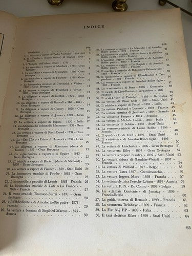 🔴 Vollständiges illustriertes Buch „L'AUTOMOBILE HERGE'“ aus dem Jahr 1963 in italienischer Sprache. 
