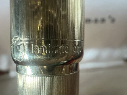 DE WATERMAN Stylo-Plume Stylo à Plume Ideal Levier Plaqué Or 18 KT Scrivono