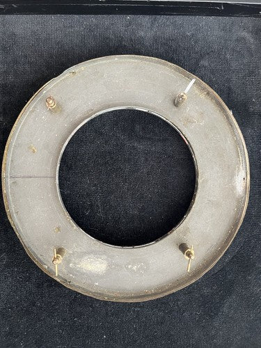 🔴 QUADRANTE orologio pendolo muro parete smalto numeri romani ottone perni