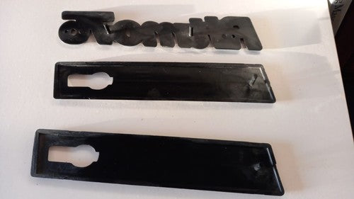 Fiat Ritmo Armes Voiture Emblème Orrnement Logo Vintage Lot 3 Écrites 