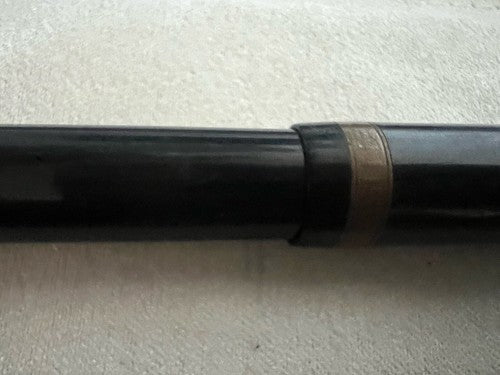 🔴 TROPEN GOLD penna stilografica nera a pistone pennino ORO scrive vintage