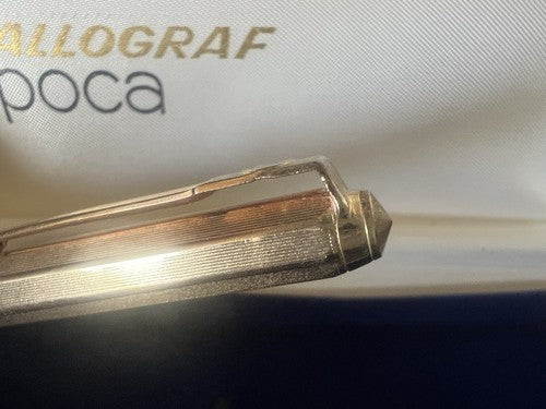 🔴 BALLOGRAF mechanical pencil gold metal wood writes vintage 12 