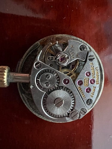 Longines Mouvement Montre Calibre 410 De Examen Mouvement + Couronne