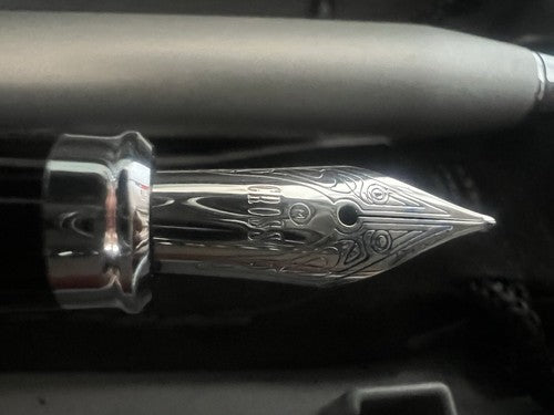 Cross Stylo-Plume Stylo à Plume Laque Gris Jubilé 2000 A Cartouche Avec Étui