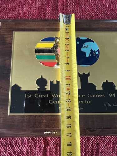 🔴 CREST Primo grande CAMPIONATO MONDIALE GIOCHI DI POLIZIA 1994 Trento vintage