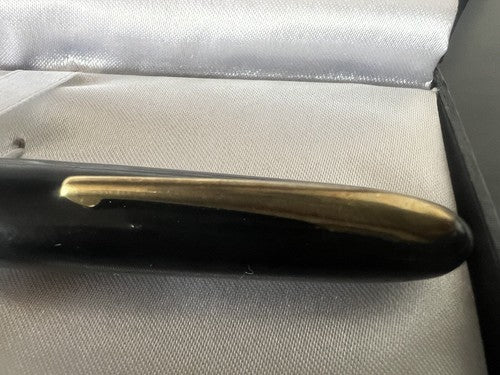 🔴 MERCURIO penna stilografica pistone pulsante oblò trasparente SCRIVE vintage