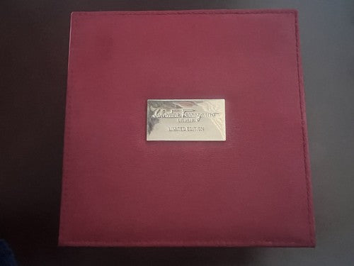 Salvatore Ferragamo Etui Lunettes Etui De Tissu Rouge