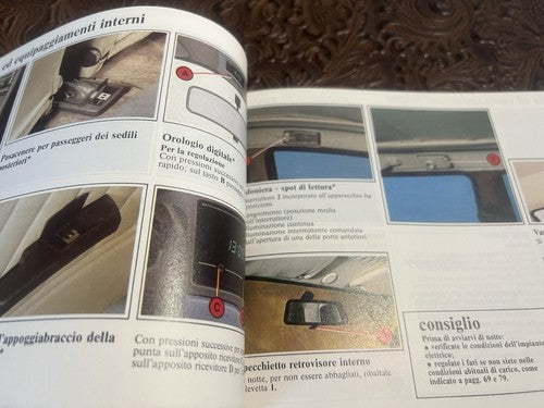 Renault 18 Booklet Car Use and Maintenance Vintage Original Italian